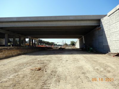 Work on Mark IV Pkwy. at I-820