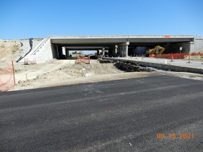 Work on Mark IV Pkwy. at I-820
