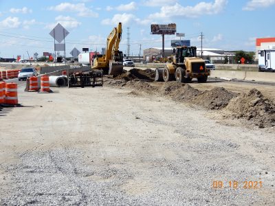 Work on I-35W between Heritage Trace Pkwy. and Golden Triangle Blvd. 