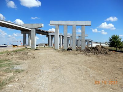 Work on SH 170 near I-35W