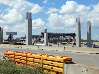 Work at the I-35W/SH 170 interchange