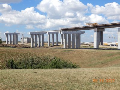 Work at the I-35W/SH 170 interchange