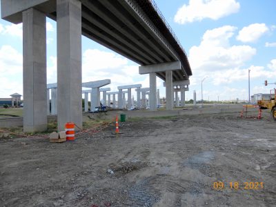 Work at the I-35W/SH 170 interchange