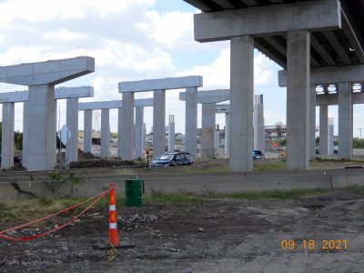 Work at the I-35W/SH 170 interchange