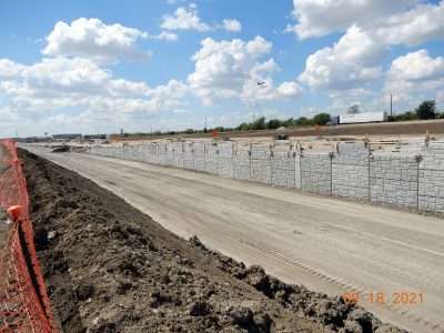 Work on I-35W between SH 170 and Westport Pkwy. 