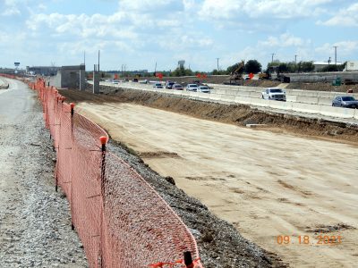 Work on I-35W between SH 170 and Westport Pkwy. 
