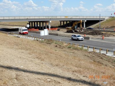 Work on I-35W at Alliance Blvd. 