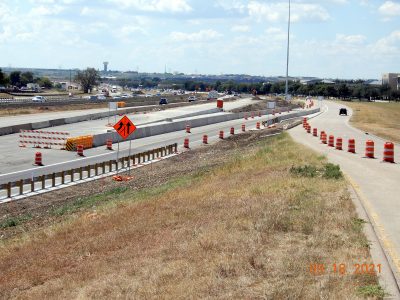 Work on I-35W between Alliance Blvd. and Westport Pkwy. 