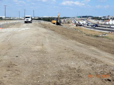 Work on I-35W from Westport Pkwy. to SH 170
