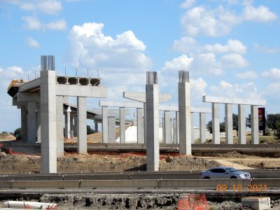 Work at the I-35W/SH 170 interchange