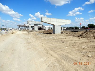 Work at the I-35W/SH 170 interchange
