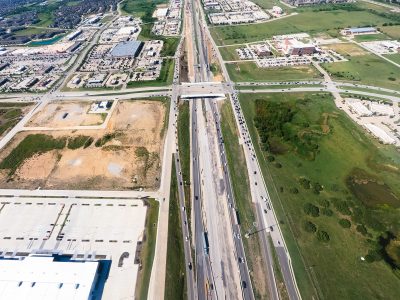 I-35W at N Tarrant Pkwy. looking north