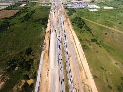 I-35W between Keller Hicks Rd. and SH 170 looking north