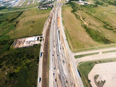 I-35W between SH 170 and Westport Pkwy. looking north