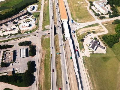 I-35W at Westport Pkwy. looking north