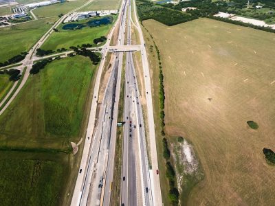 I-35W at Alliance Blvd. looking north