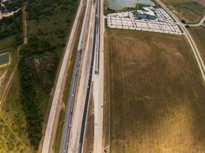 I-35W between Eagle Pkwy. and Alliance Blvd. looking south