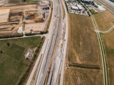I-35W between Westport Pkwy. and Alliance Blvd. looking south