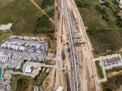 I-35W just south of SH 170 looking south