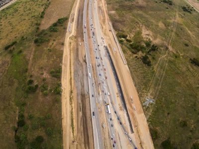 I-35W between SH 170 and Keller Hicks Rd. looking south