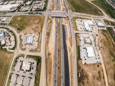 I-35W north of Heritage Trace Pkwy. looking south
