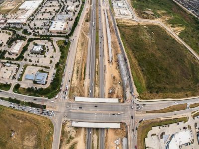 I-35W at Heritage Trace Pkwy. looking south