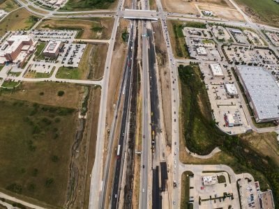 I-35W just north of N Tarrant Pkwy. looking south