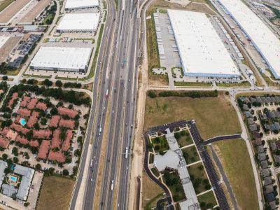 I-35W south of Western Center Blvd. looking south