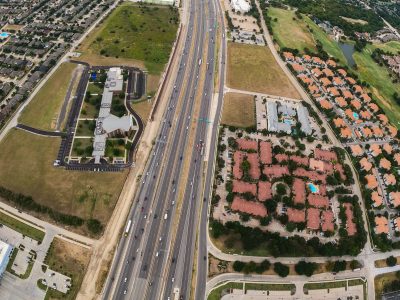 I-35W south of Western Center Blvd. looking north