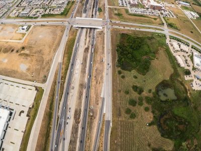 I-35W south of N Tarrant Pkwy. looking north 