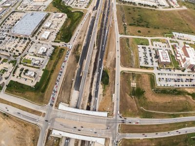 I-35W at N Tarrant Pkwy. looking north