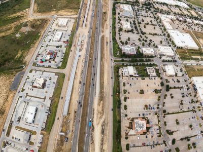 I-35W between N Tarrant Pkwy. and Heritage Trace Pkwy. looking north