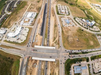 I-35W at Heritage Trace Pkwy. looking north