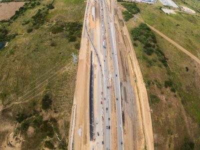 I-35W between Keller Hicks Rd. and SH 170 looking north
