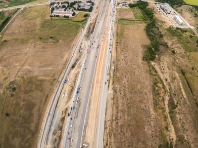I-35W between SH 170 and Westport Pkwy. looking north