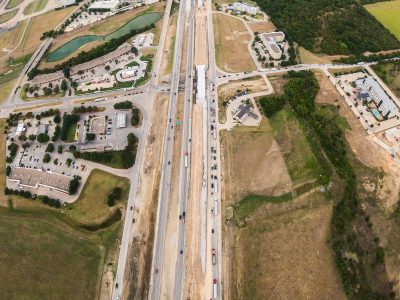 I-35W at Westport Pkwy. looking north