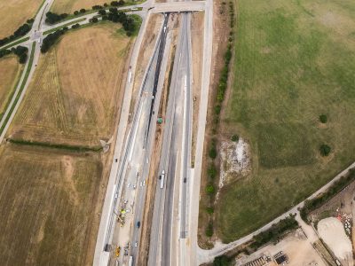 I-35W just south of Alliance Blvd. looking north
