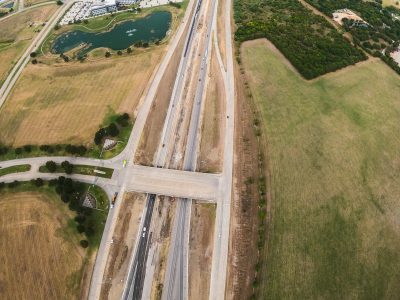 I-35W at Alliance Blvd. looking north