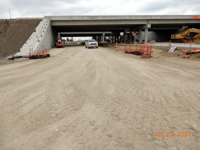 Work on Mark IV Pkwy. at I-820