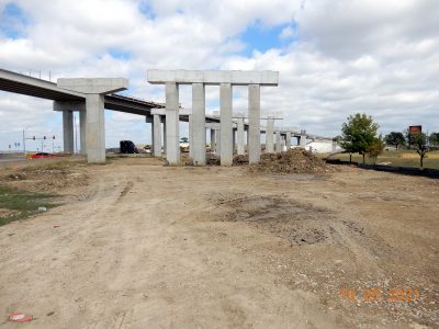 Work at the I-35W/SH 170 interchange