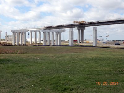 Work on SH 170 near I-35W