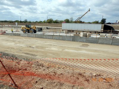 Work on I-35W between SH 170 and Westport Pkwy. 