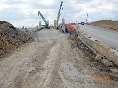 Work on I-35W from Westport Pkwy. to SH 170