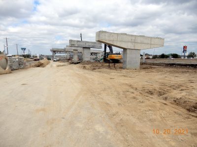 Work at the I-35W/SH 170 interchange