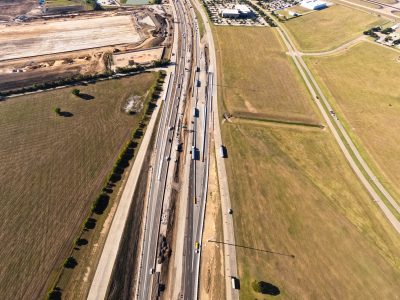 I-35W at Alliance looking south