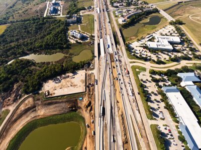 I-35W between Westport Pkwy. and Alliance Blvd. looking south