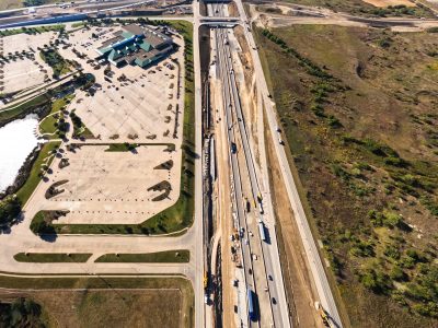 I-35W just north of SH 170 looking south