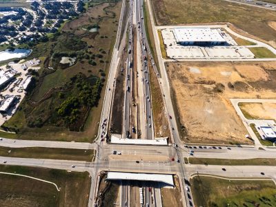 I-35W at N Tarrant Pkwy. looking south