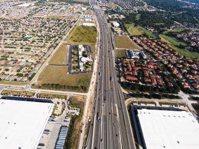 I-35W south of Western Center Blvd. looking north