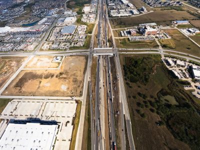 I-35W at N Tarrant Pkwy. looking north